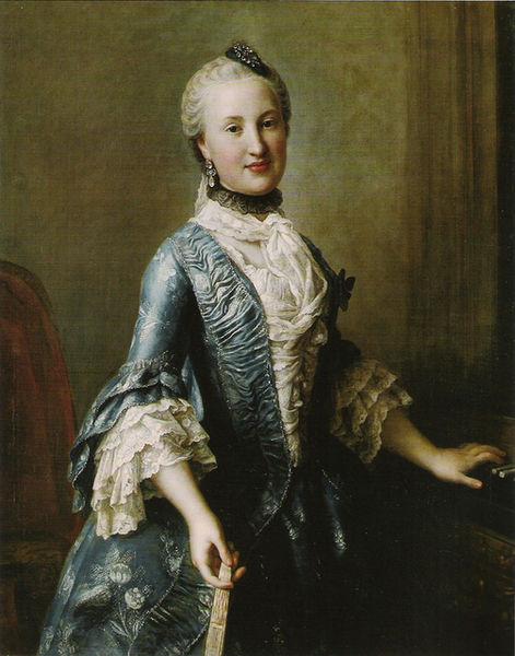 Pietro Antonio Rotari Princess Elisabeth of Saxe oil painting image